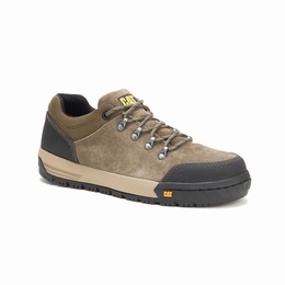 Caterpillar Converge Steel Toe Work Férfi Tornacipő Olivazöld, HU-T002